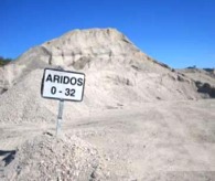 Zona de acopio de Áridos Reciclados